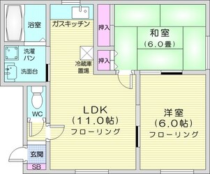 ファミールサトウの物件間取画像